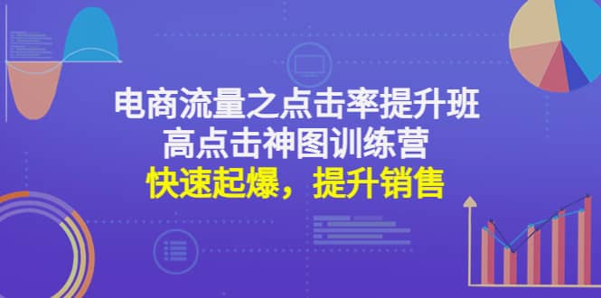 电商流量之点击率提升班+高点击神图训练营：快速起爆，提升销售